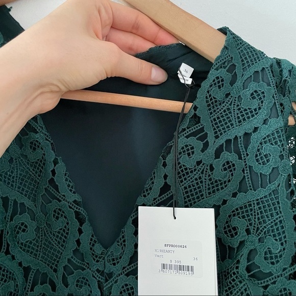 NWT Sandro Hearty Lace Fit & Flare Cocktail Dress - Picture 15 of 16